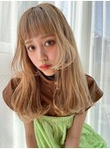 design cut × blond beige◎