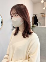 シーン(SCEN) ピンクブラウン ミディアムレイヤー