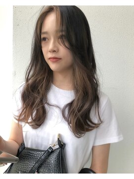 ラヴィズム 名駅店(LUVISM) 10代20代30代ミルクティーベージュダブルカラーケアブリーチ