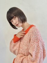 エアー 青山(AIR)&nbsp;マチルダボブフルバング暗髪グレージュミニボブ