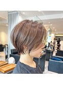 40代/50代/絶壁解消・前下がり・ショートボブ【浅野】