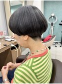 刈り上げマッシュショート