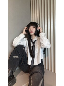 ニジュウサンド(23°) 【伊藤星羅】黒髪ストレート