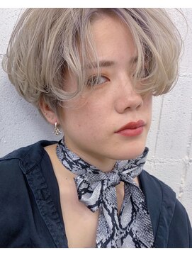 キジ(KIJI) ★ホワイトミルクティー×ハンサムショート★