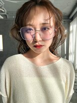 カシェル(cashel)&nbsp;ブリーチなしベージュ　ブラウン　透明感カラー