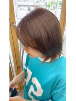 オリビアヘアー(OLIVIA HAIR) ナチュラルミルクティー×ブリーチ履歴