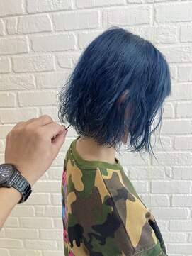 デイジー インデックスヘア 大島店(DAISY index hair) デザインカラーケアブリーチダブルカラーブルーカラー江東区大島