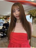 ブリーチなしカラー/透明感カラー/ベージュカラー/20代/30代