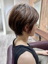 ラル(Lull) フェミニンショート/マロンブラウン