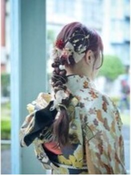 櫛の屋の写真/結婚式やイベントに似合うヘアセット★結婚式・二次会・花火大会・女子会…どんなシーンでも対応します◎