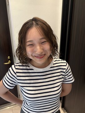 ジアン(GIEN) くしゃっとボブパーマ@田中