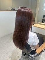 スリー(THREE)&nbsp;くびれヘア/アプリコットオレンジ/夏のヘアアレンジ/蟹江