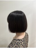 艶感シンプルワンレンボブ♪【高島　旭】