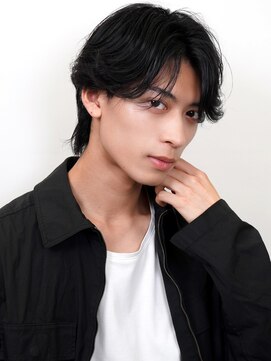 ラフィス ヘアー ルーム 難波本店(La fith hair room) 【La fith】メンズカット×カルマパーマ×毛流れ×ニュアンス