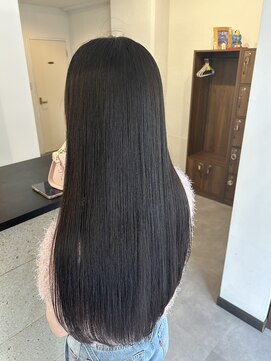 さら艶な美髪縮毛矯正スーパーロング