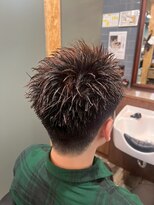 スタンドバーバー 柏(STAND BARBER)&nbsp;MEN’S HAIR/サーフカール/刈り上げセンターパート/<理容室>