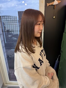 アラレ(ARARE) マロンブラウン×レイヤー