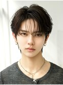 ニュアンスパーマコンマヘアセンターパート