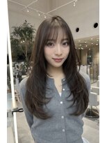 ミンクス渋谷スマートサロン(MINX shibuya smart salon) ワンカールで可愛く盛れるレイヤーカット透明感グレージュカラー