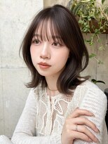 サイン 渋谷(SIGN) 韓国ヘアハッシュカットレイヤーカットブリーチ無し韓国ボブ渋谷