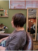 ロングからのバッサリショート