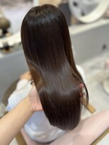 ベル 流山おおたかの森(BELLE) ぷる艶縮毛矯正×透明感たっぷりチョコレートブラウン