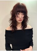 レイヤーカット/レイヤーパーマ/暖色カラー