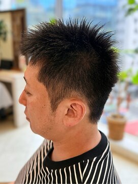 ヘアリゾート粋 ティガ 池袋店(tiga) メンズカット/ベリーショート×スパイキーショート