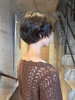ダブ ギンザ(DaB ginza) 黒髪マッシュショート×レイヤーカット