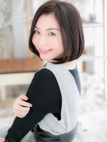 モッズヘア 上尾西口店(mod's hair)&nbsp;黒髪小顔クラシカル前下がりボブa