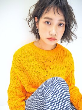 コルソ ケーツー 梅田 茶屋町(corso k-two) 《シアグレージュ》たまにはふわっとカジュアルウェーブボブに