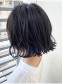 セシルカットフリンジウェーブ×大人かわいい前髪ココアブラウン