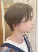 【神田安優奈】スッキリ小顔ハンサムショート