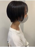 毛先の柔らかな質感、束感にこだわったシンプルショートヘア♪