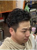 パーマ ツーブロック