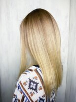 アンフィユヌキャトル(AnFye une Qatll)&nbsp;ブリーチ毛の方をジュエリーシステム×LULUTr×縮毛矯正で艶髪♪