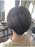 【M3D】アッシュベージュ×耳かけショート