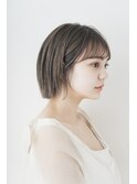 20代30代大人かわいいフレンチボブノームコア×ブルーグレージュ