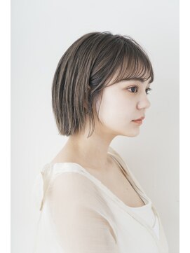 ガーデン タチカワ(garden tachikawa) 20代30代大人かわいいフレンチボブノームコア×ブルーグレージュ