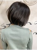 ボブスタイルもAustにお任せください!イルミナカラーで艶感UP!