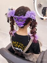 ヘア サロン クラン ソア 心斎橋店(hair salon clan soar)&nbsp;編みかけツイン【クランソア】心斎橋/ヘアメ／ヘアセット