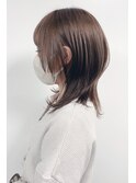 【morio原宿】マッシュウルフ 耳かけ 前髪あり