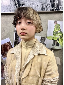 マグノリア(MAGNOLIA) ブリーチパーマ/フレンチボブ/くせ毛風パーマ/ブロンド