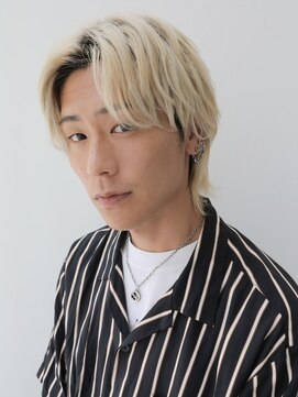 アンディ 御堂筋なんば店(ANDY) ハイトーン マッシュウルフ　by 中川誠也【ANDY】