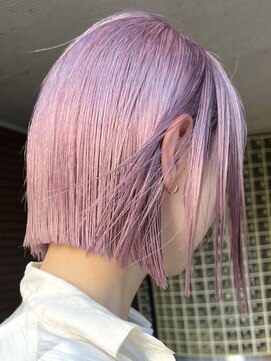 ソル オモテサンドウ 表参道 青山(SOL . OMOTESANDO) ダブルカラーピンクベージュベージュカラーケアブリーチレイヤー