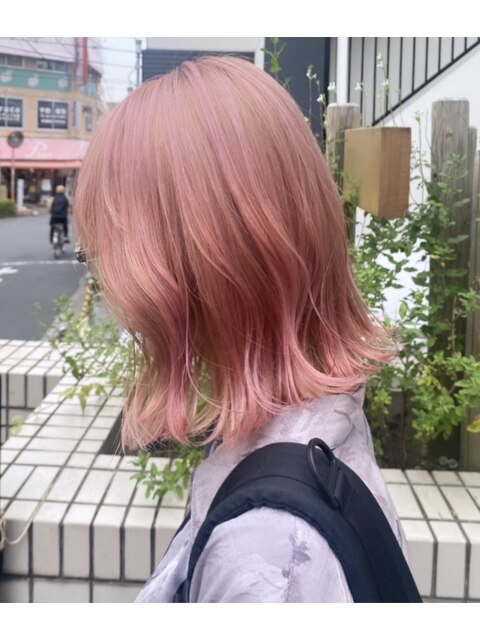 【Coach Hair Studio 新代田店】スモーキーピンク