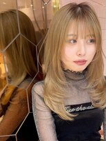 ルームバイシー 新宿(Loom. by Sea)&nbsp;韓国風前髪×レイヤーカット【髪質改善/新宿/レイヤーカット】