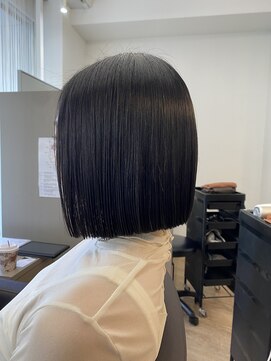 ジエクト ヴィシア(The Ect VIXIA) 地毛風ストレート×縮毛矯正×まとまるボブ×軽めボブ×ボブ