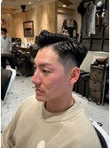 【LUDLOW BLUNT】サイドパート 七三分け フェード