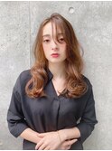 大人かわいい/韓国前髪/レイヤーカット/ラベンダーアッシュ